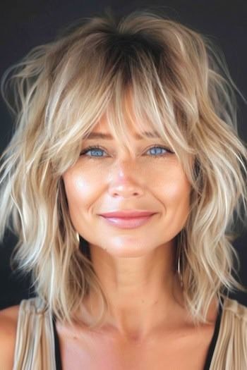 Shag Hairstyles for Women Over 60