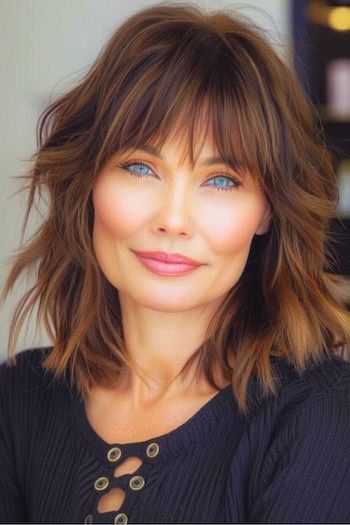Shag Hairstyles for Women Over 60