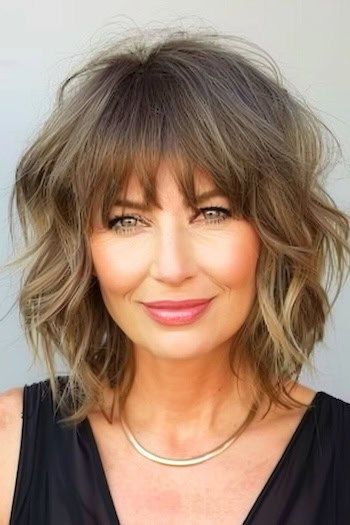 Shag Hairstyles for Women Over 60