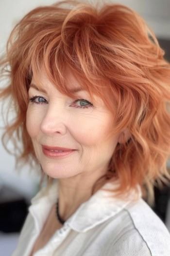 Shag Hairstyles for Women Over 60