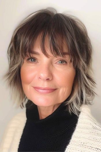Shag Hairstyles for Women Over 60