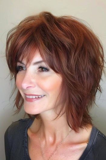 Shag Hairstyles for Women Over 60