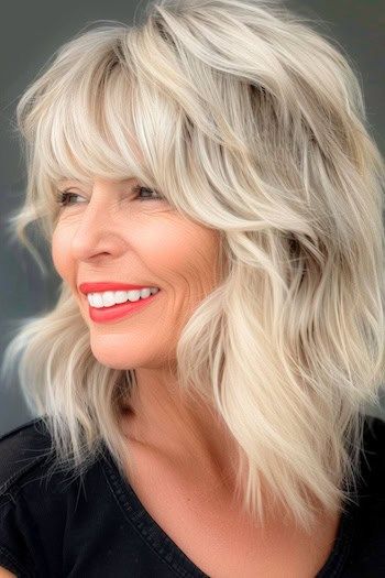 Shag Hairstyles for Women Over 60