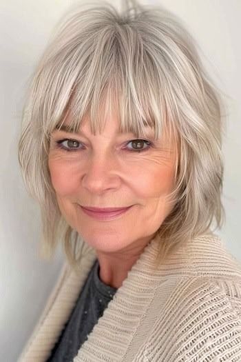 Shag Hairstyles for Women Over 60