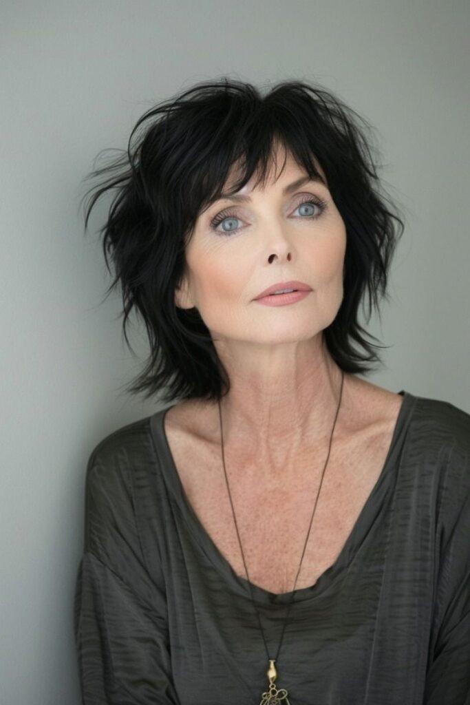 Shag Hairstyles for Women Over 60