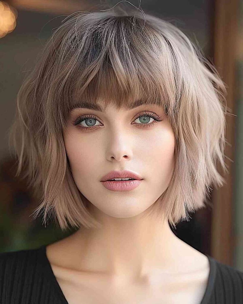 78 Trendy Short Hairstyles with Bangs: Perfect Styles for Layers, Older Ladies, and More 52 Short Hairstyles With Bangs