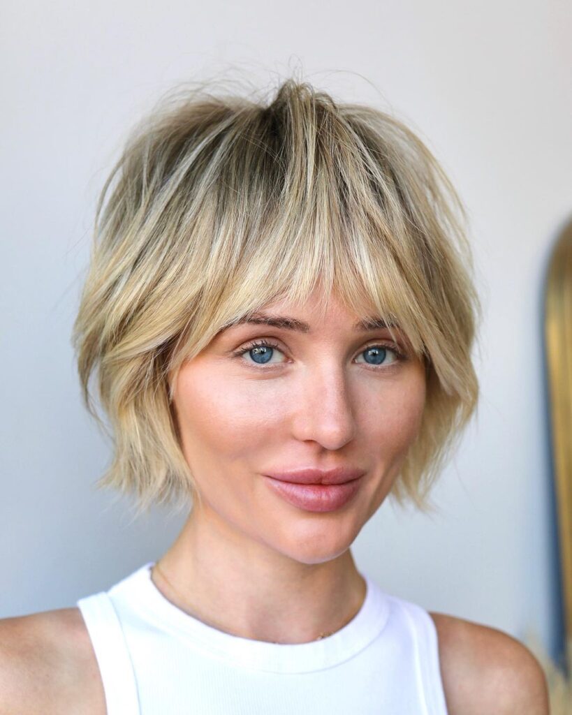 78 Trendy Short Hairstyles with Bangs: Perfect Styles for Layers, Older Ladies, and More 49 Short Hairstyles With Bangs
