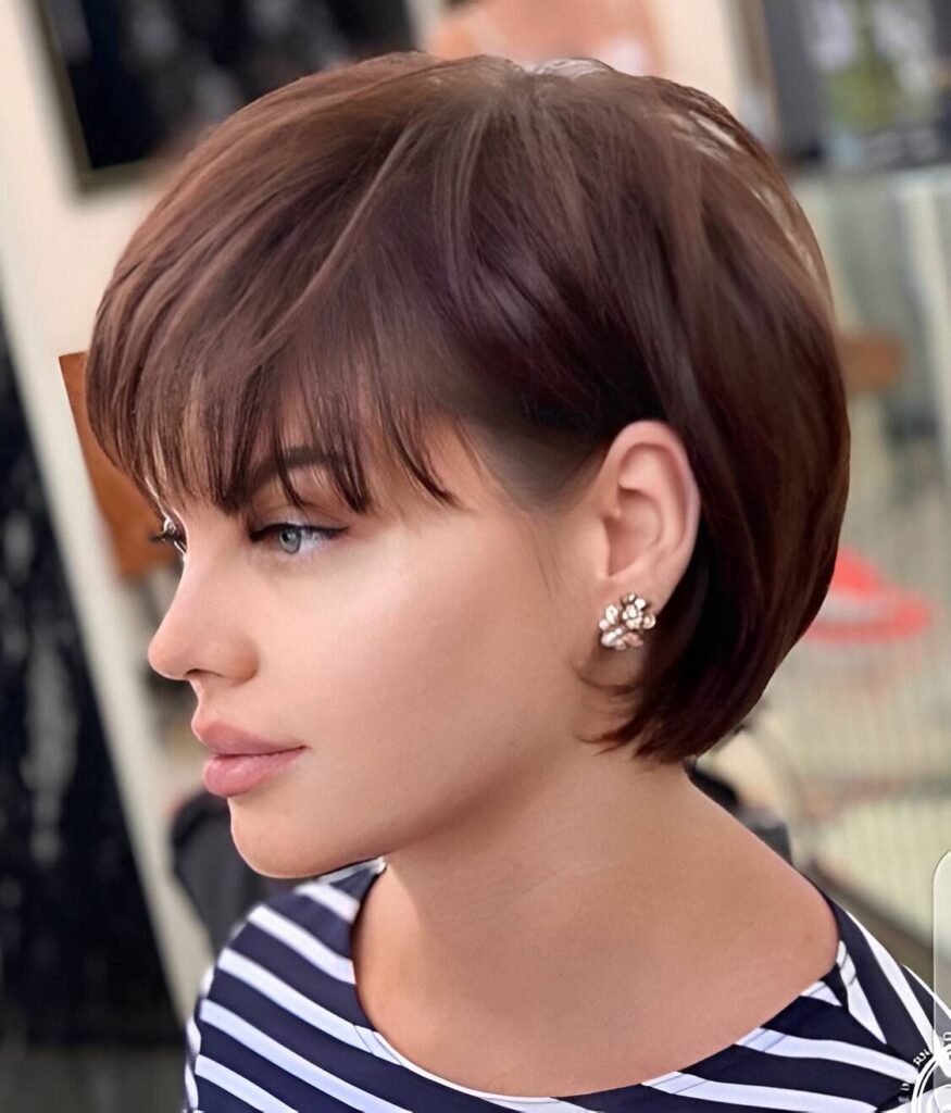 78 Trendy Short Hairstyles with Bangs: Perfect Styles for Layers, Older Ladies, and More 39 Short Hairstyles With Bangs