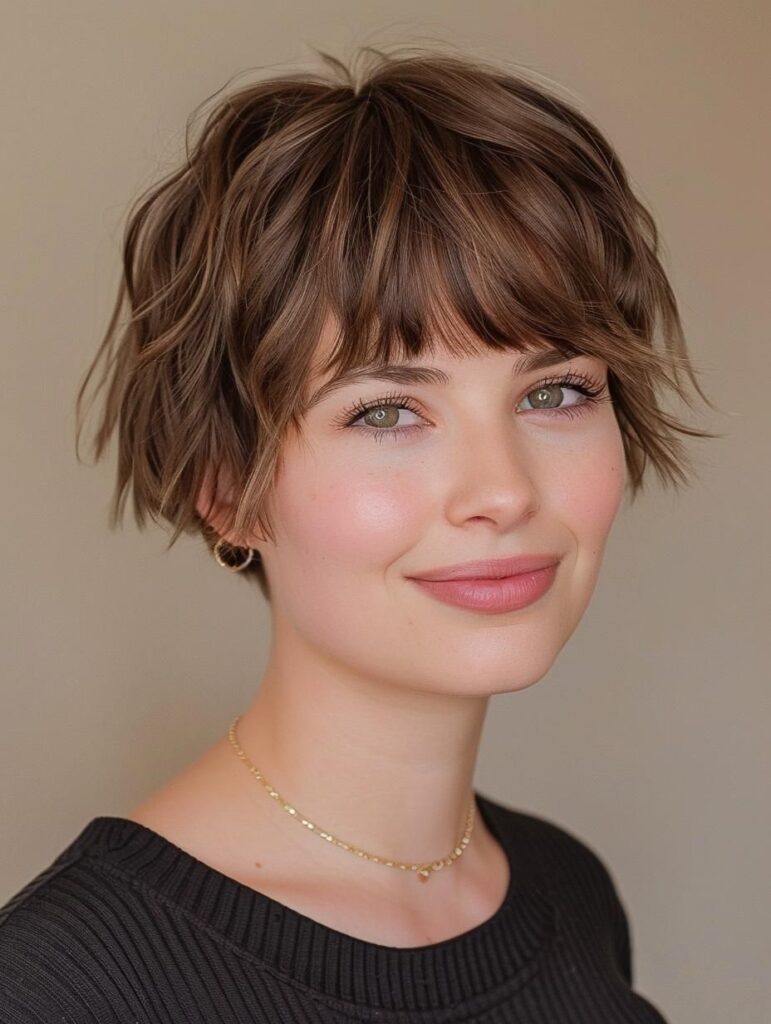 78 Trendy Short Hairstyles with Bangs: Perfect Styles for Layers, Older Ladies, and More 17 Short Hairstyles With Bangs