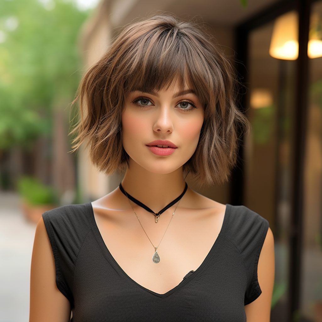 78 Trendy Short Hairstyles with Bangs: Perfect Styles for Layers, Older Ladies, and More 16 Short Hairstyles With Bangs