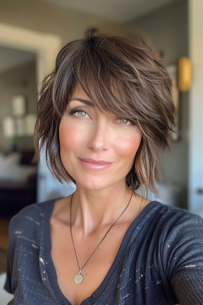 78 Trendy Short Hairstyles with Bangs: Perfect Styles for Layers, Older Ladies, and More 8 Short Hairstyles With Bangs