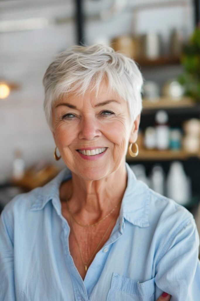 Short Hairstyles for Women Over 70