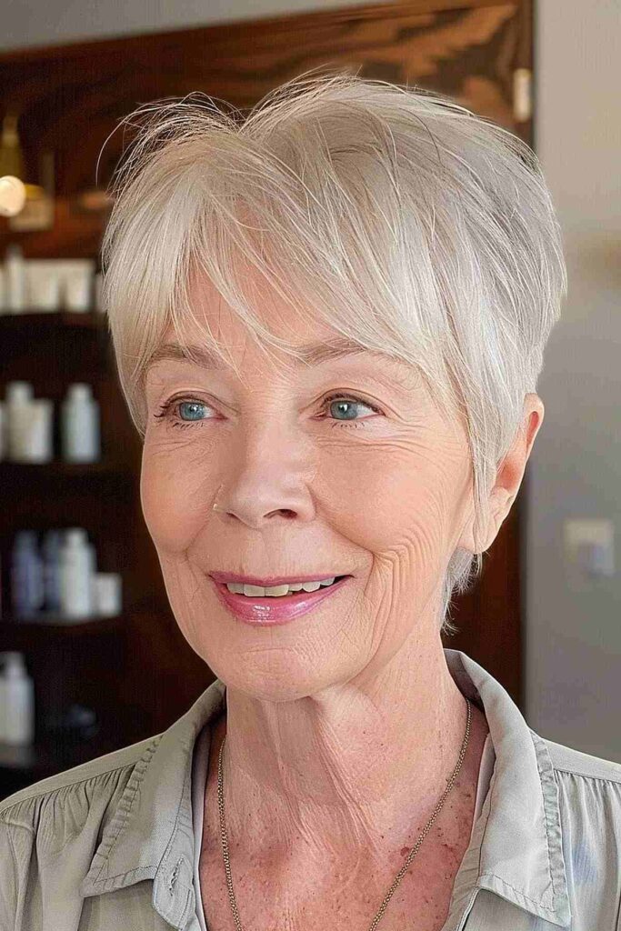 Short Hairstyles for Women Over 70