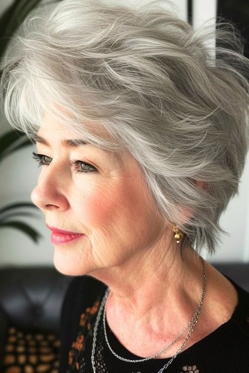 Wash and Wear Haircuts For Women Over 60