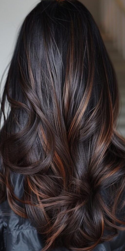 Brown Hair With Caramel Highlights
