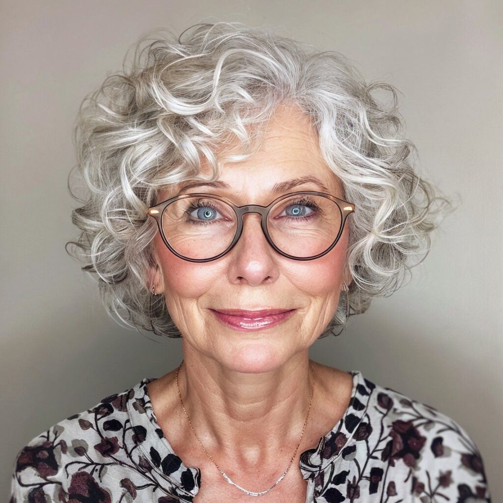 Hairstyles for Women Over 70 With Glasses