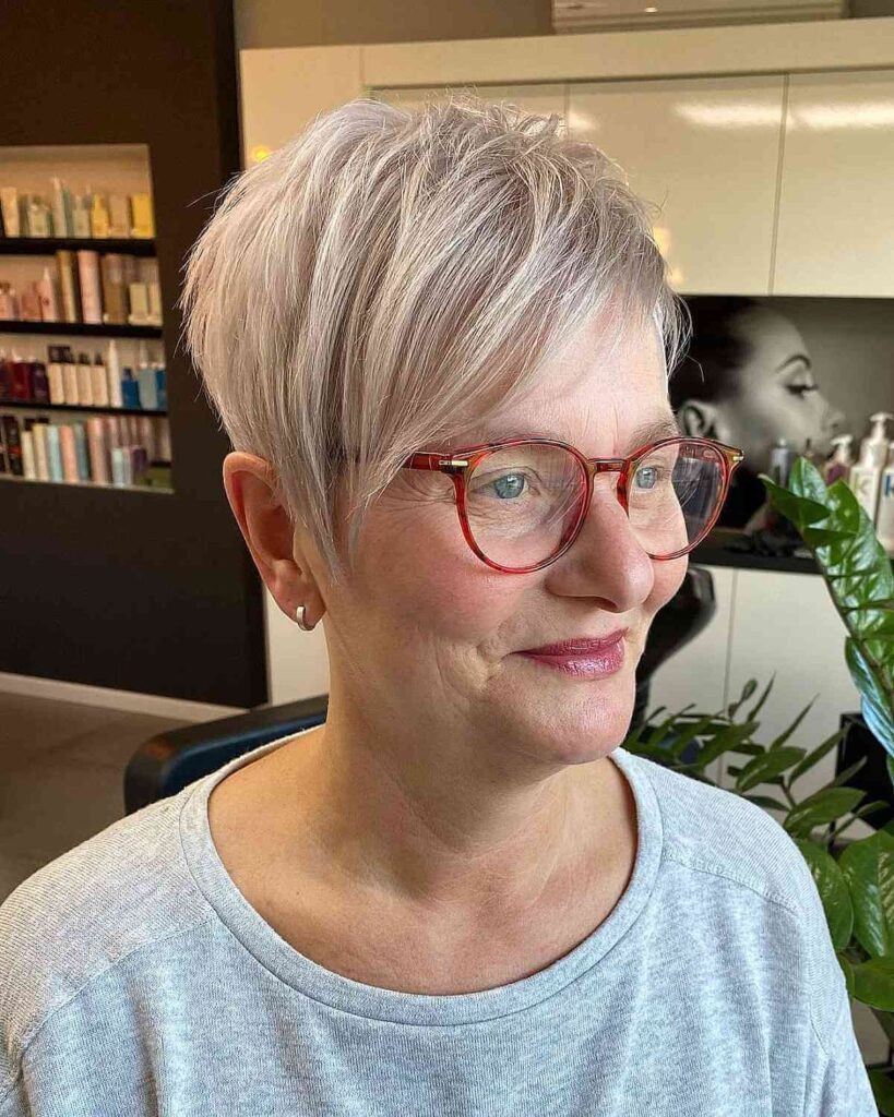 Hairstyles for Women Over 70 With Glasses