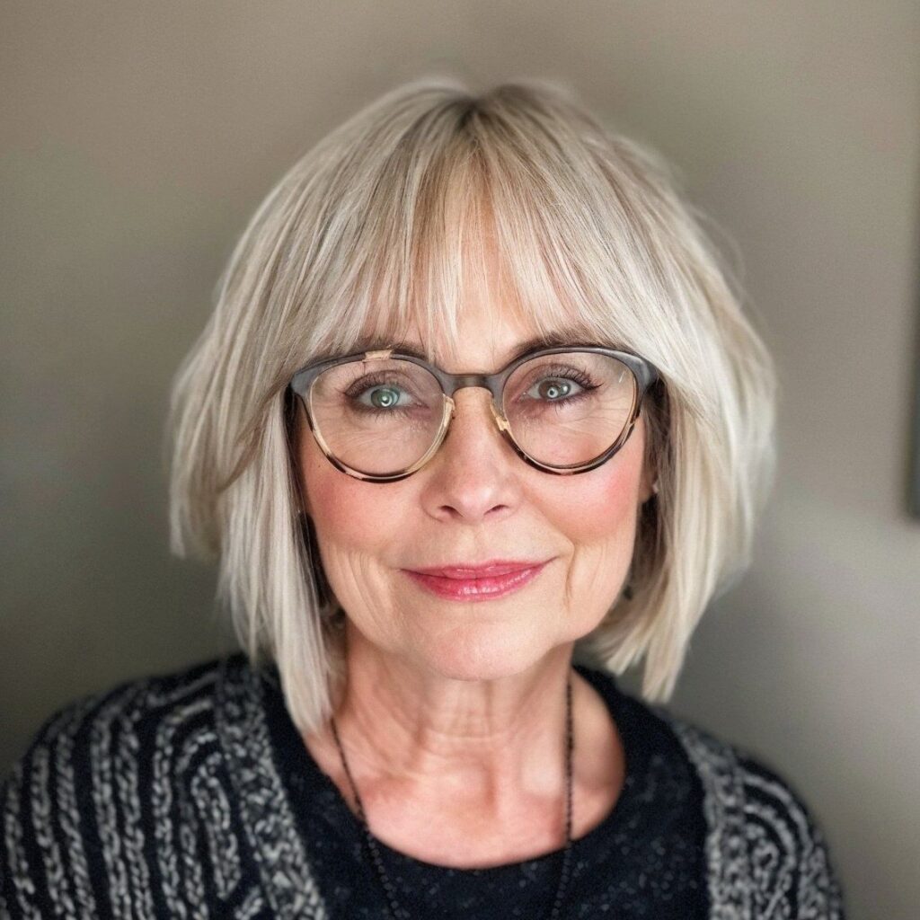 Hairstyles for Women Over 70 With Glasses