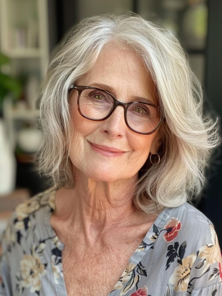 Hairstyles for Women Over 70 With Glasses