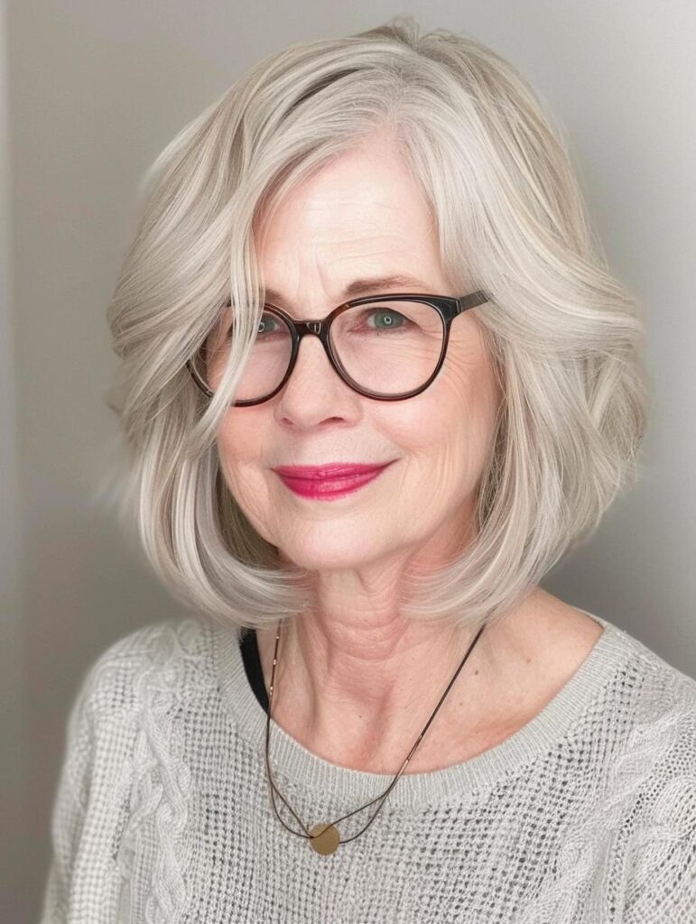 Hairstyles for Women Over 70 With Glasses