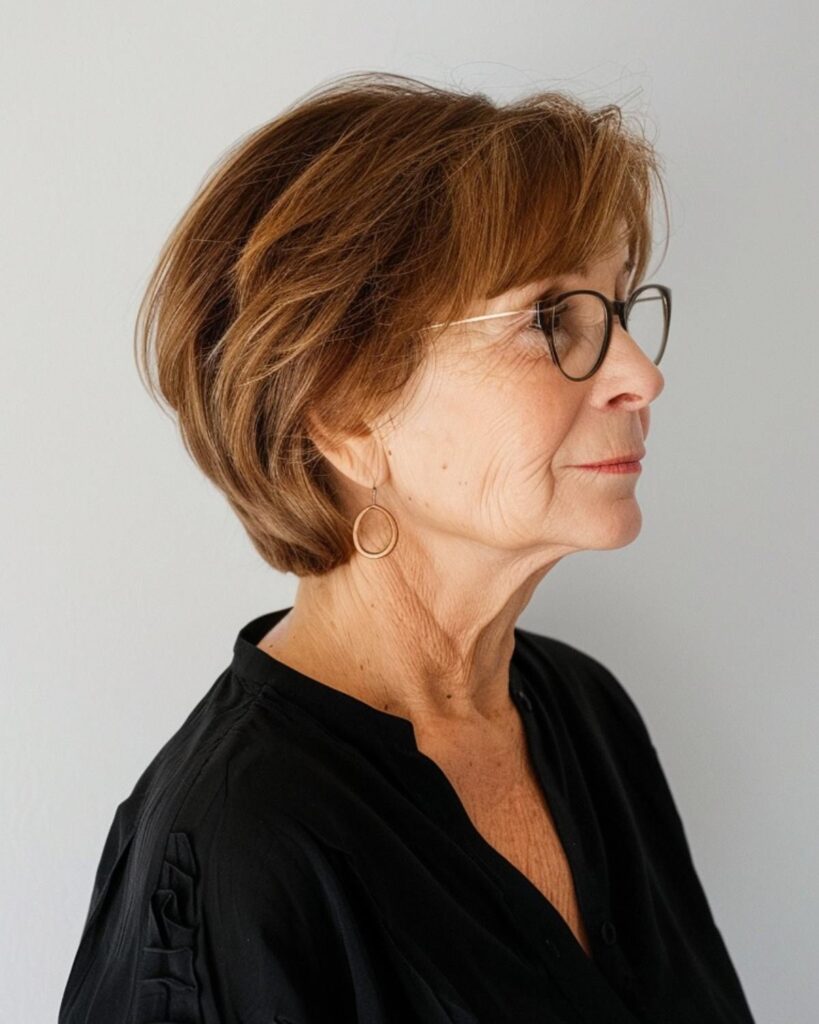 Hairstyles for Women Over 70 With Glasses