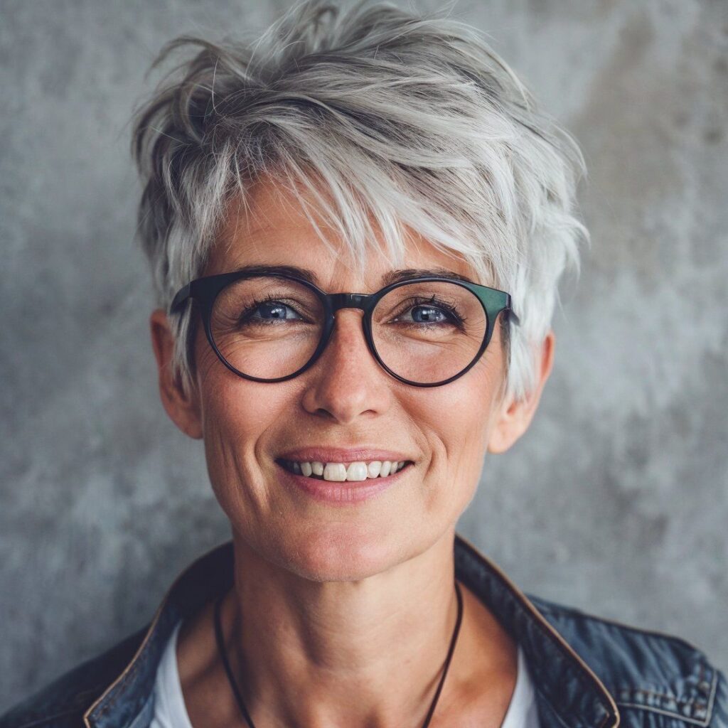 Hairstyles for Women Over 70 With Glasses