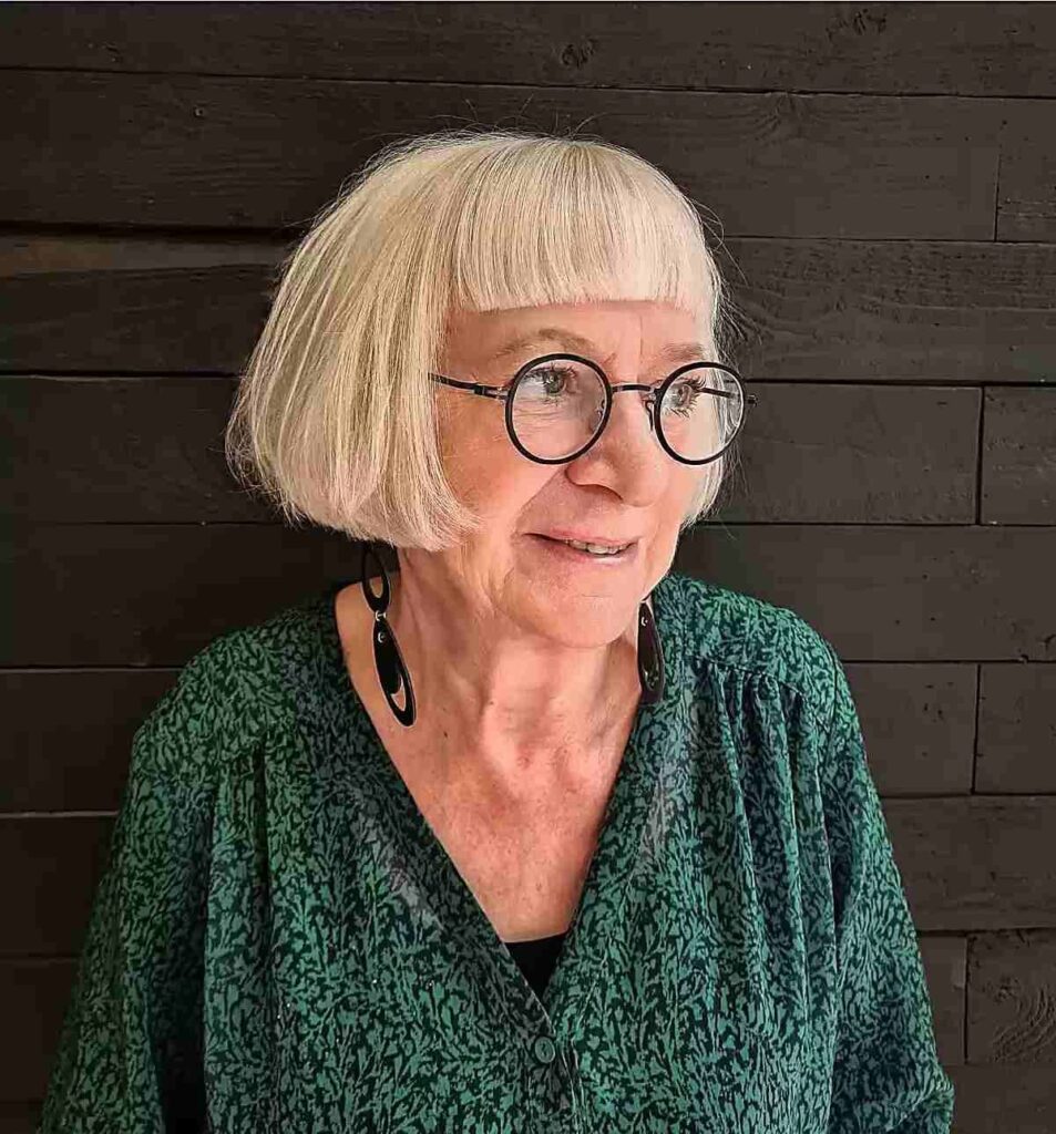 Hairstyles for Women Over 70 With Glasses