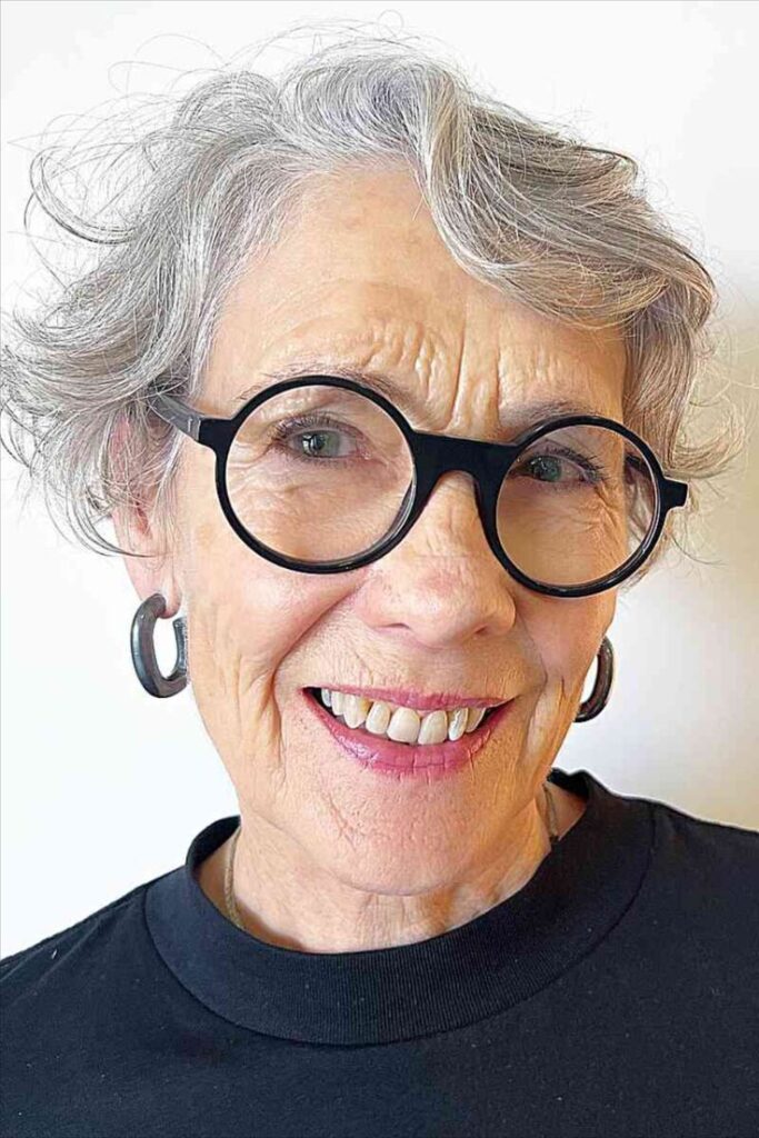 Hairstyles for Women Over 70 With Glasses