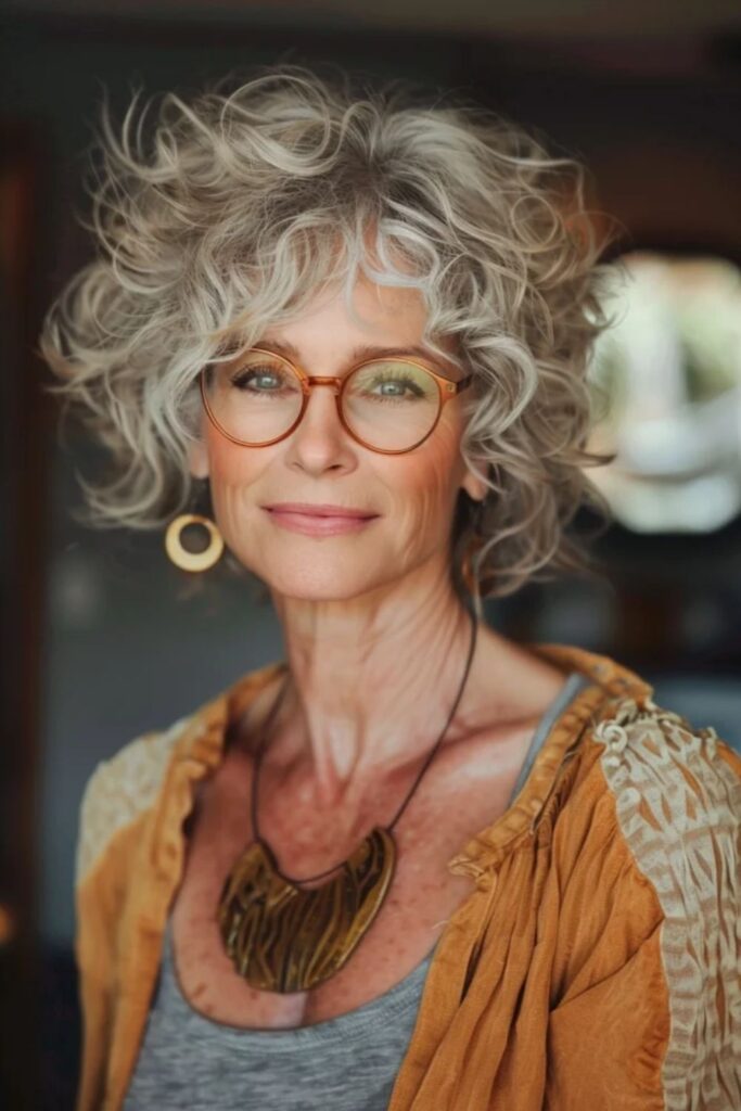 Hairstyles for Women Over 70 With Glasses