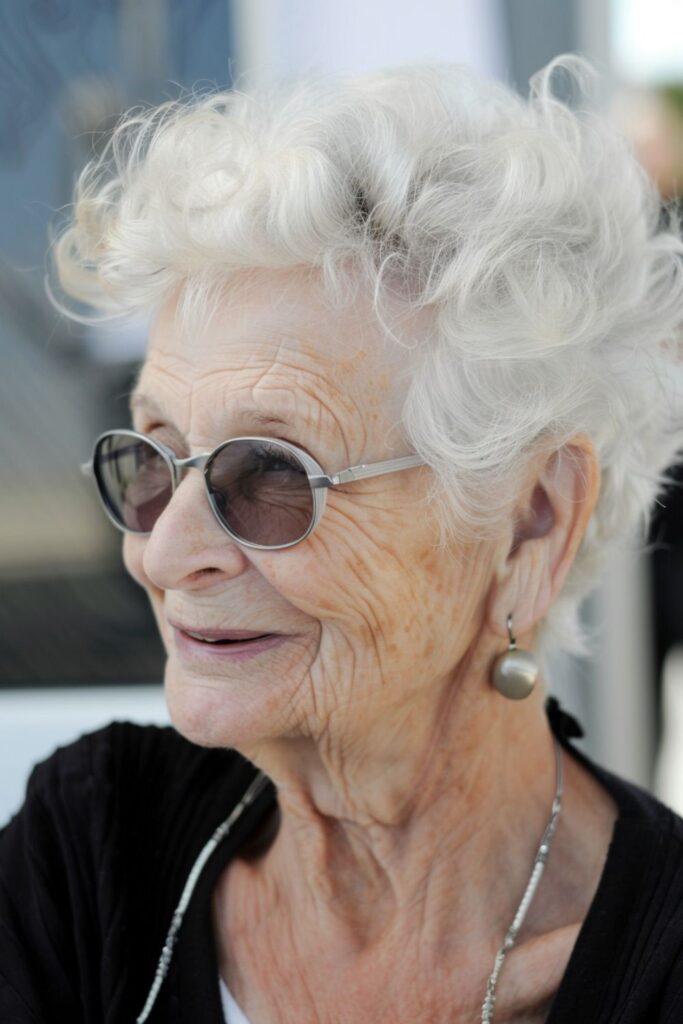 Hairstyles for Women Over 70 With Glasses
