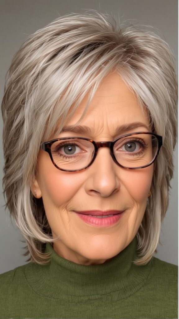 Hairstyles for Women Over 70 With Glasses