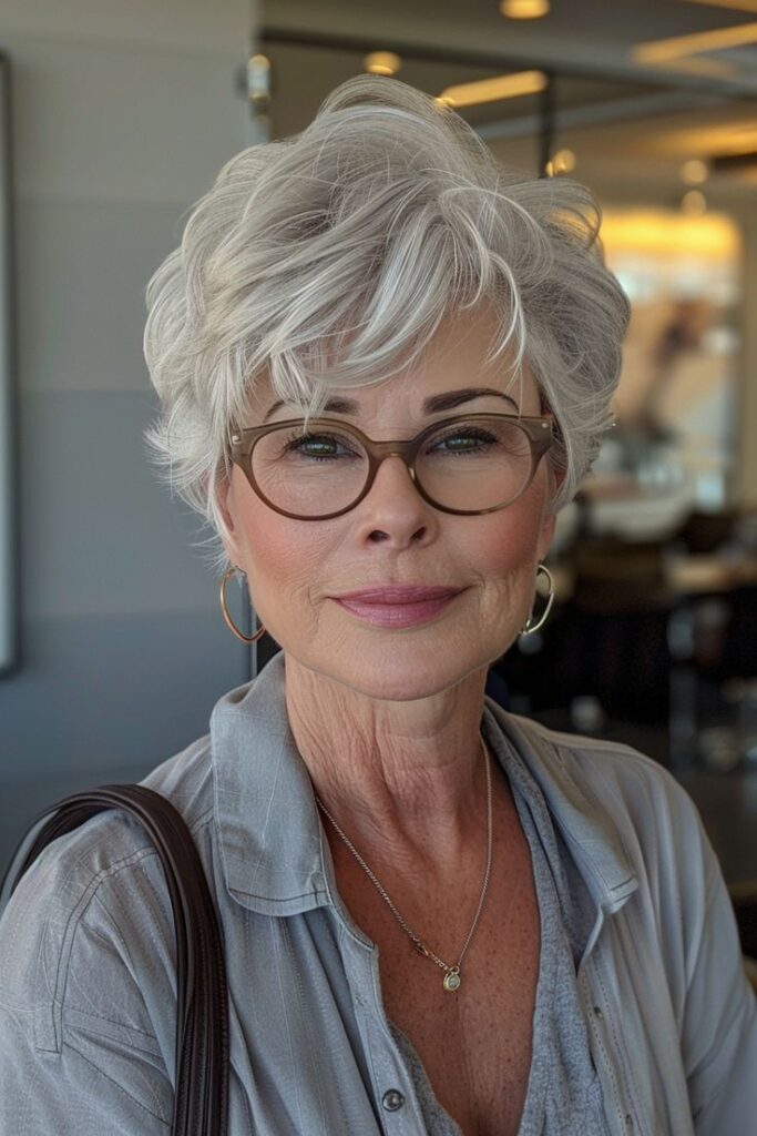 Hairstyles for Women Over 70 With Glasses