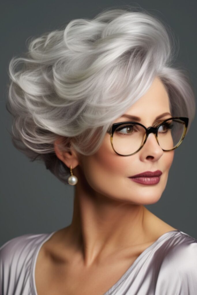 Hairstyles for Women Over 70 With Glasses
