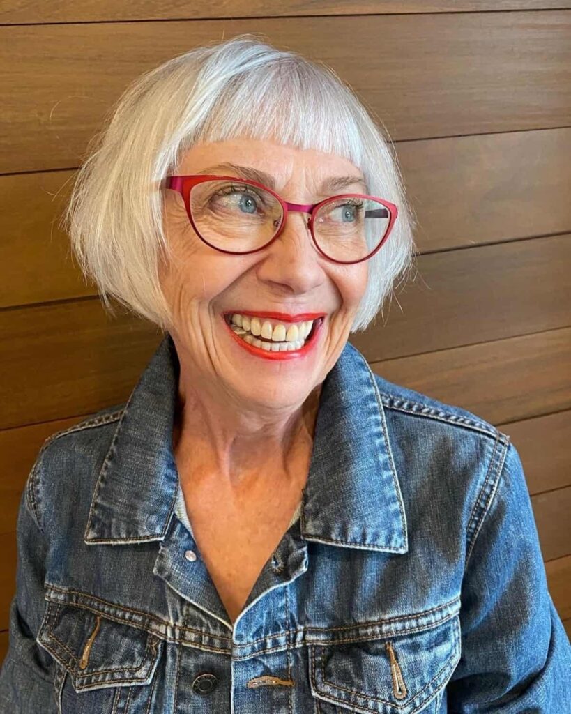 Hairstyles for Women Over 70 With Glasses