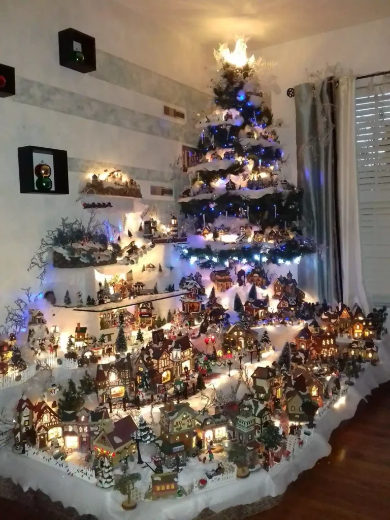 DIY Christmas Village Display Ideas