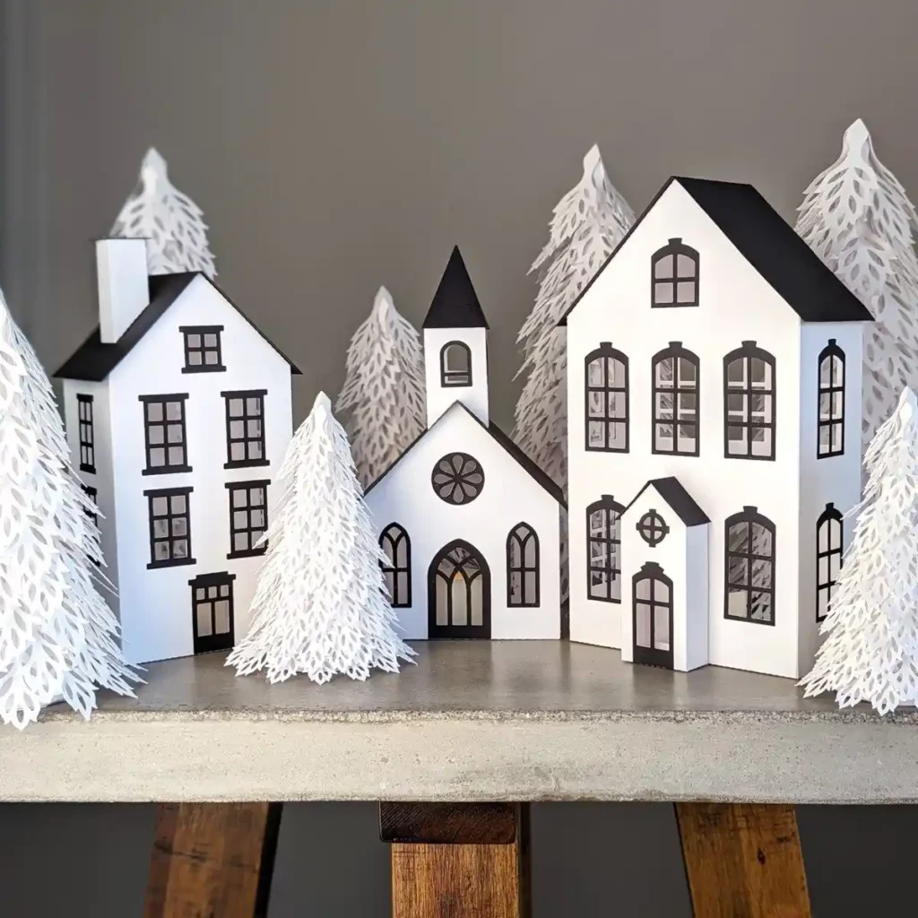 DIY Christmas Village Display Ideas