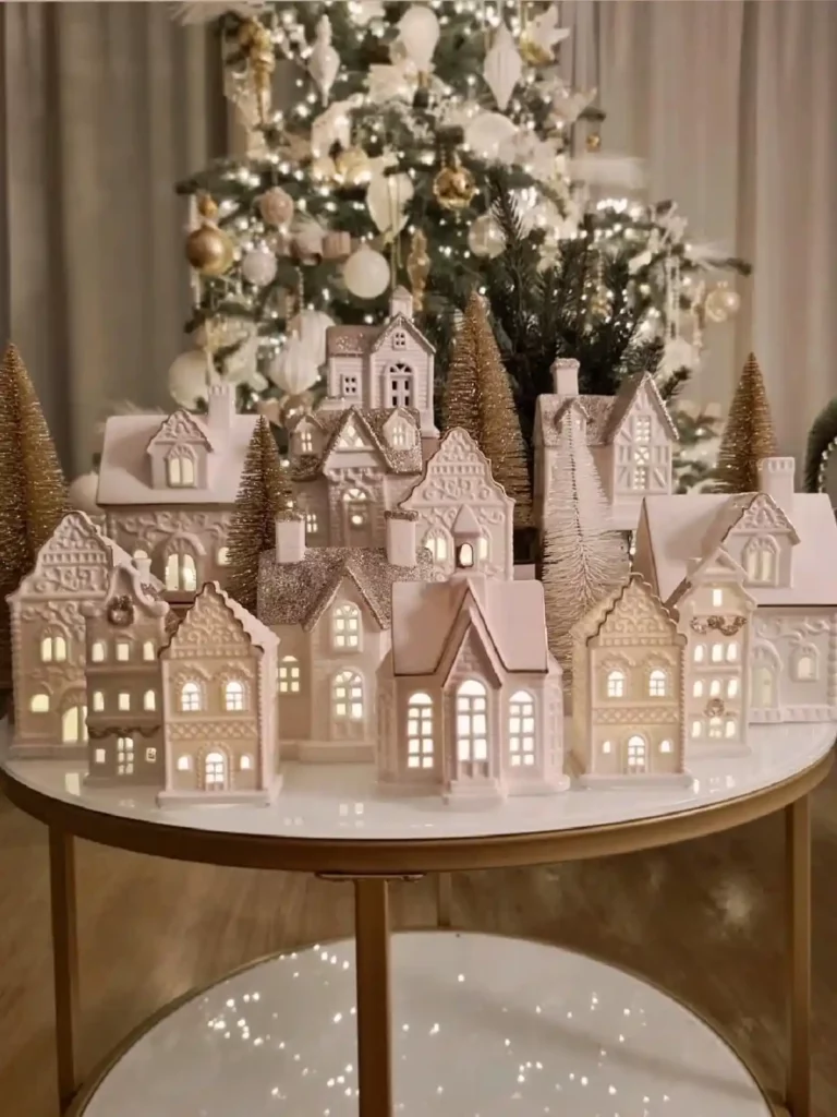 DIY Christmas Village Display Ideas
