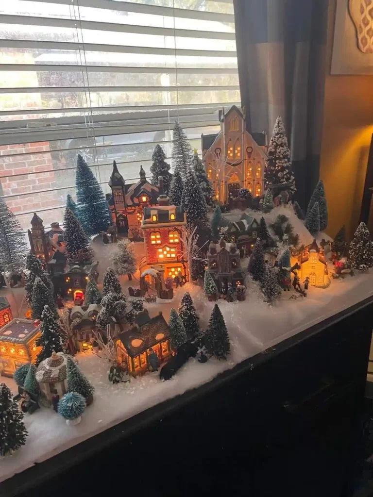 DIY Christmas Village Display Ideas