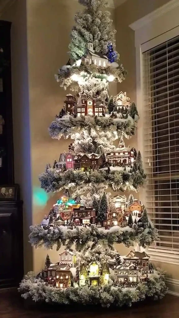 DIY Christmas Village Display Ideas