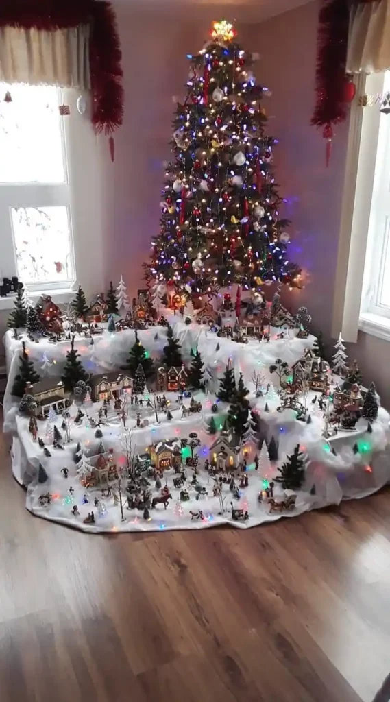 DIY Christmas Village Display Ideas