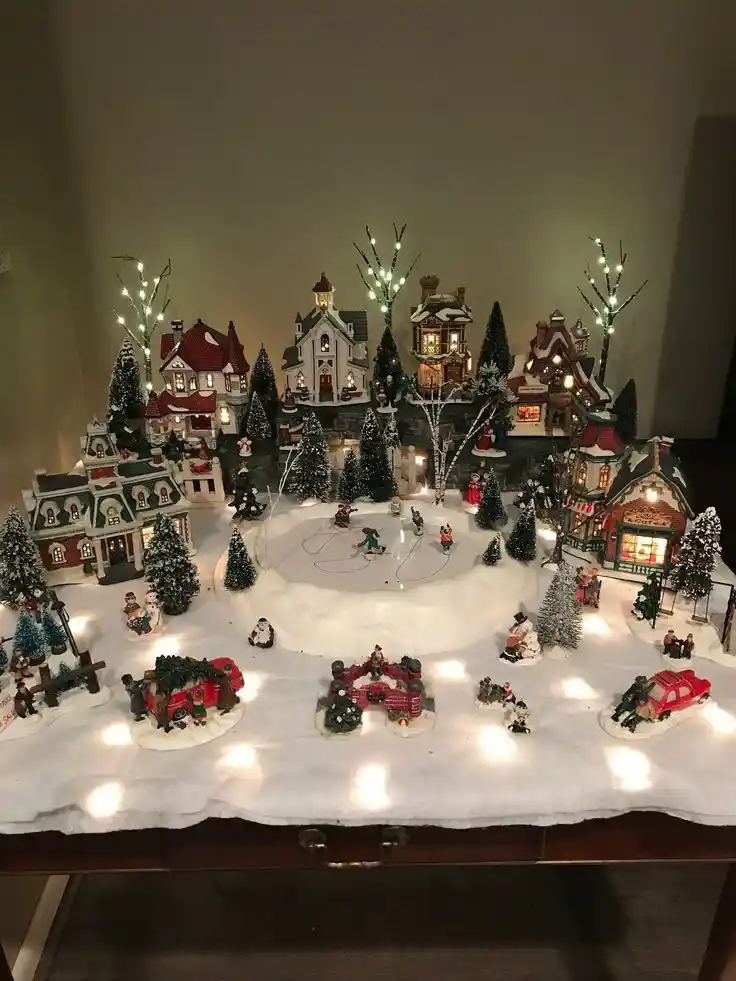 DIY Christmas Village Display Ideas