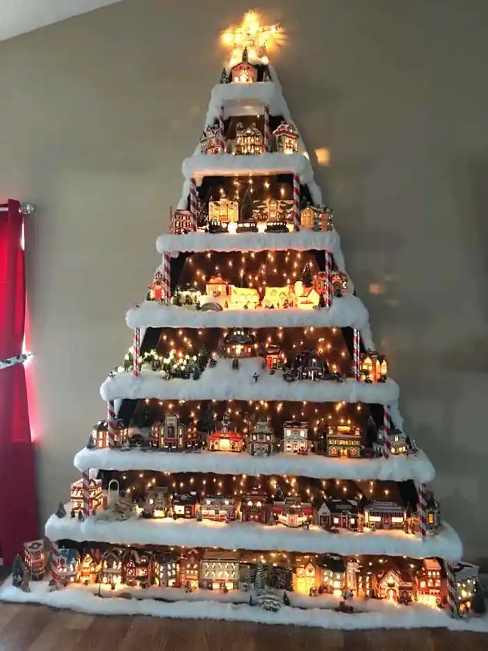 DIY Christmas Village Display Ideas