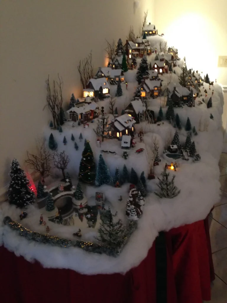 DIY Christmas Village Display Ideas