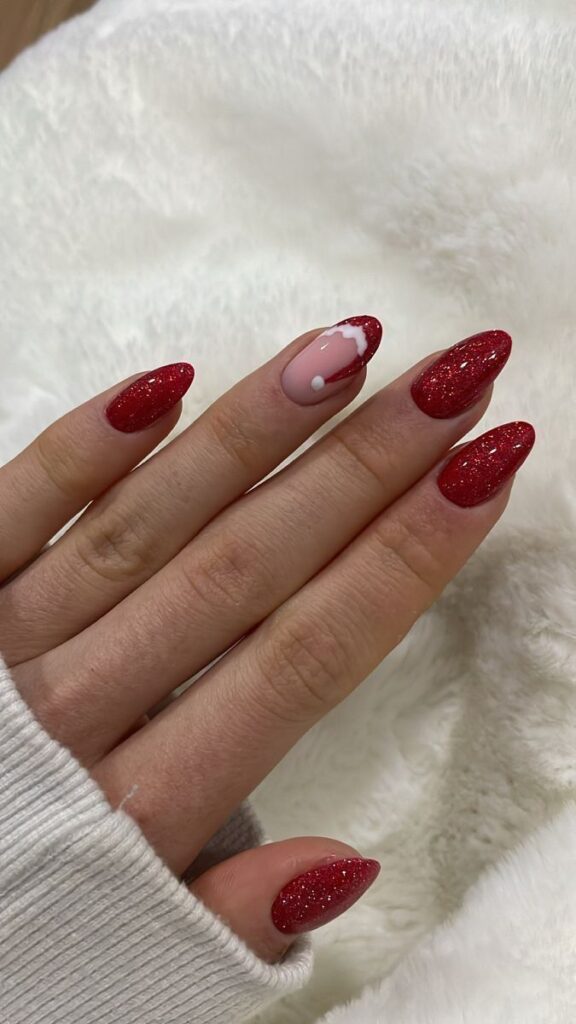 Red Christmas Nails