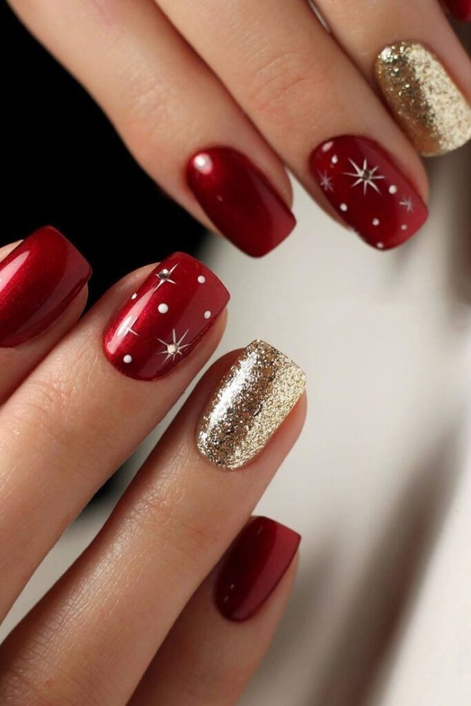 Red Christmas Nails
