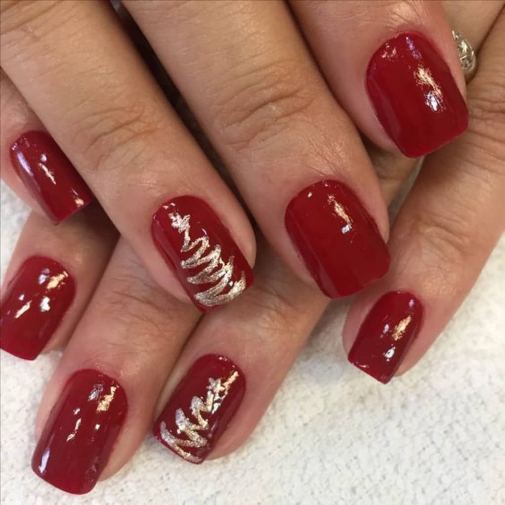 Red Christmas Nails
