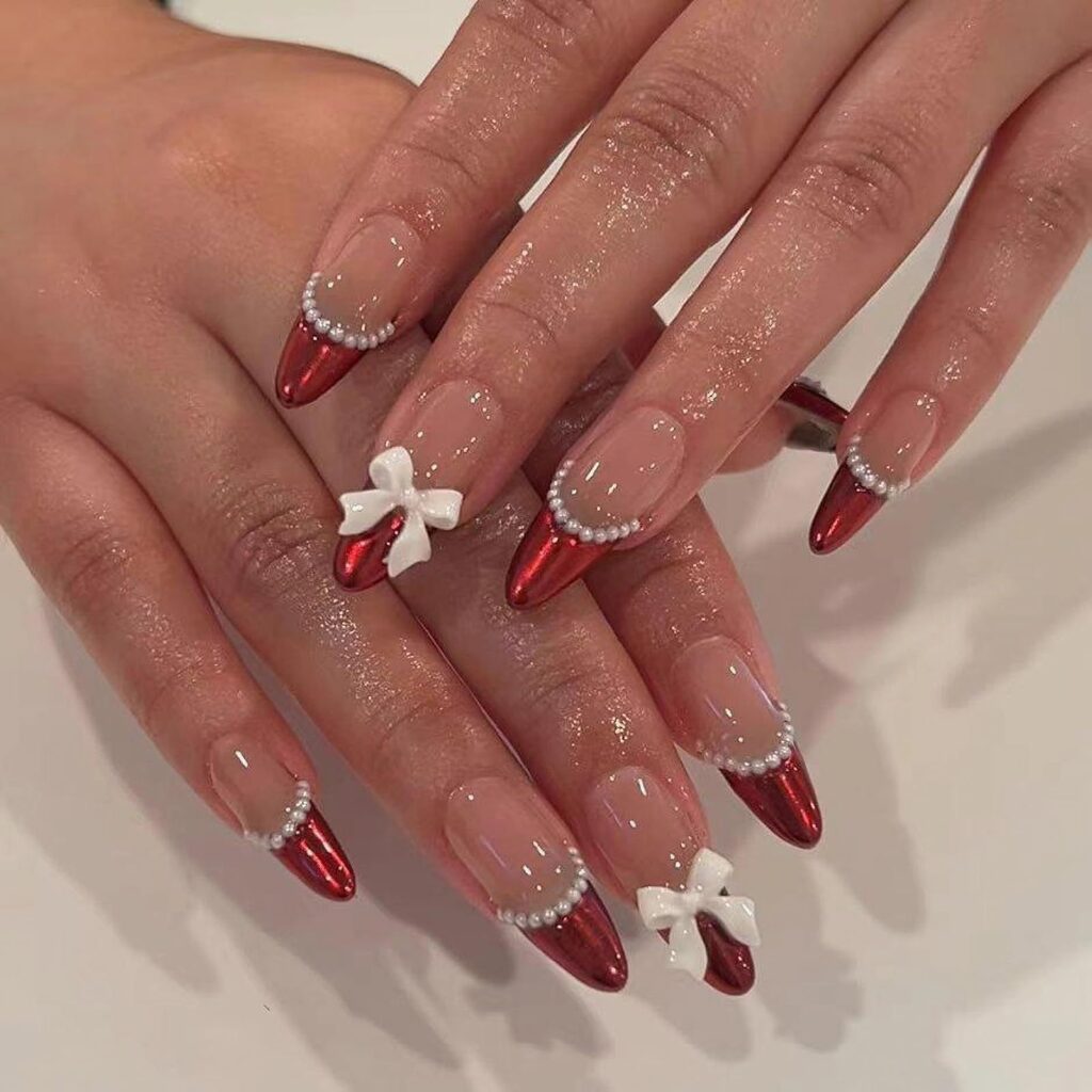 Red Christmas Nails