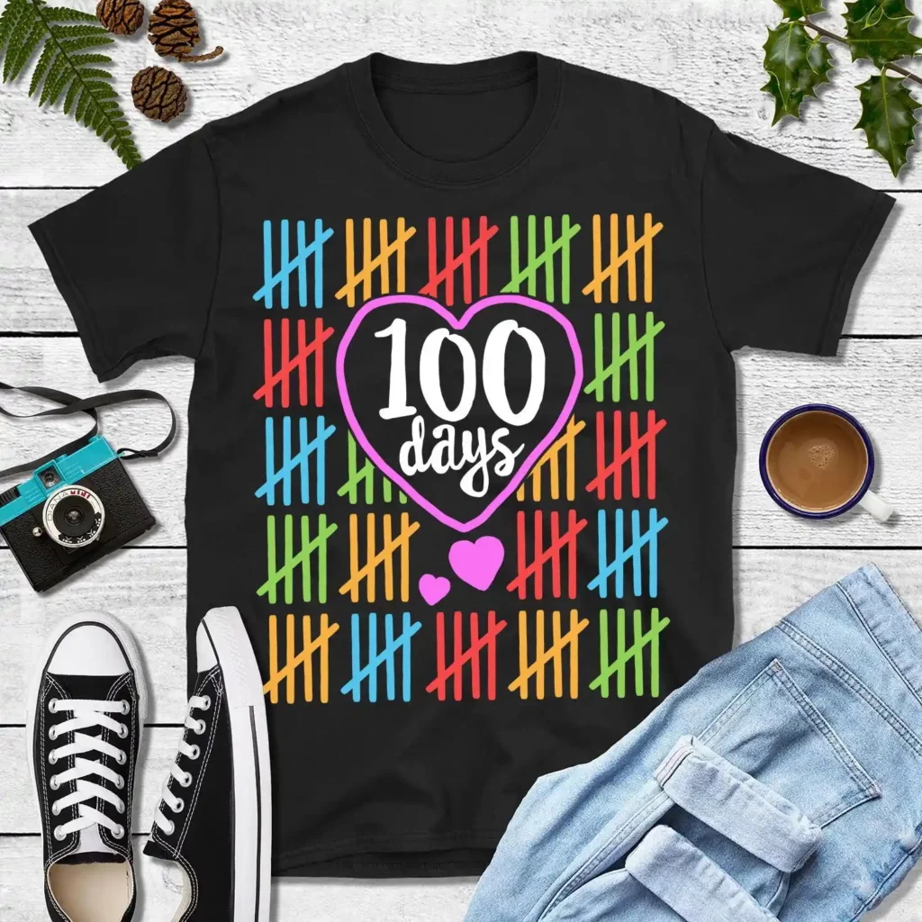 100 Days of School Shirt for Boys