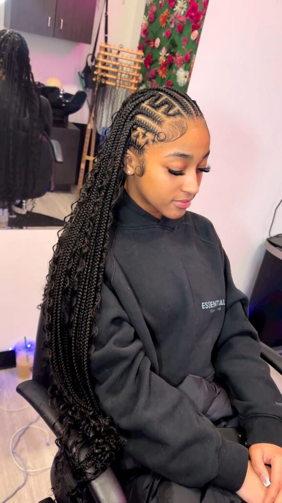 Simple Fulani Braids