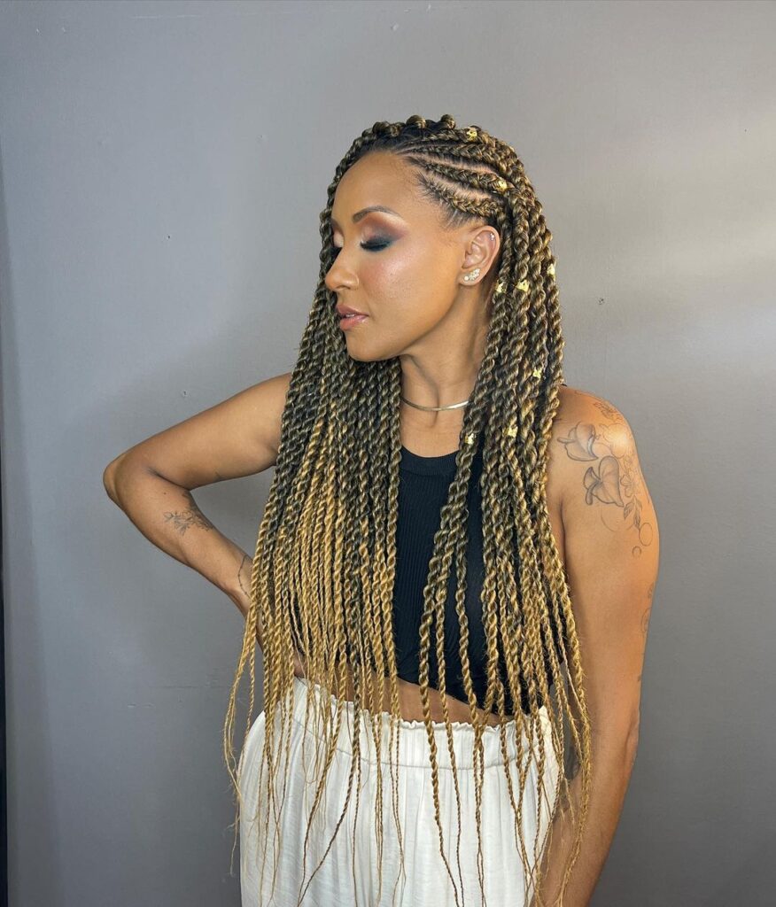 Simple Fulani Braids